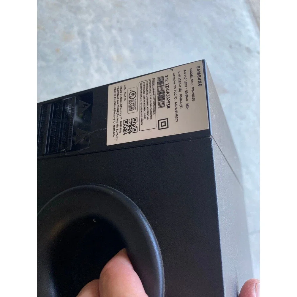 Samsung 2.1Ch 210W Soundbar with Wireless Subwoofer Black HW-C43M